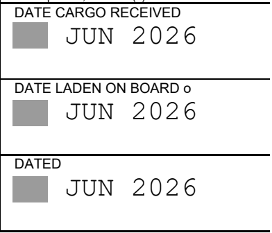 Receipt and on-board fields · June 2026.