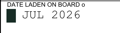 Return sea waybill: Return loading at Long Beach · July 2026.